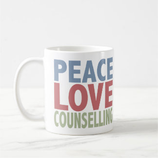 Taza De Café Asesoramiento del amor de la paz