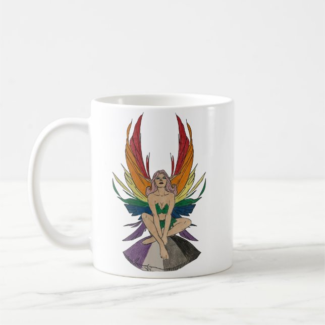 Taza De Café Asexual Faerie (Izquierda)