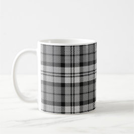 Taza De Café Ash Gray Blackwatch Campbell Tartan Plaid