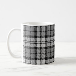 Taza De Café Ash Gray Blackwatch Campbell Tartan Plaid