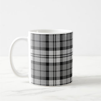 Taza De Café Ash Gray Blackwatch Campbell Tartan Plaid
