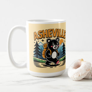 Taza De Café Asheville Black Bear Senderismo Personalizado