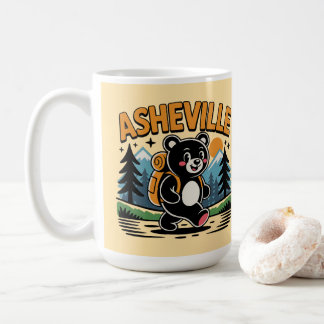 Taza De Café Asheville Black Bear Senderismo Personalizado