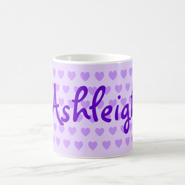 Taza De Café Ashleigh en morado (Centro)