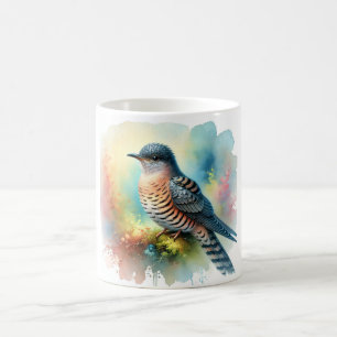 Taza De Café Ashy Cuckoo Bird 200824AREF145 - Watercolor
