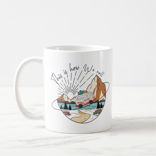 Taza De Café Así Es Como Hacemos Camping (Izquierda)
