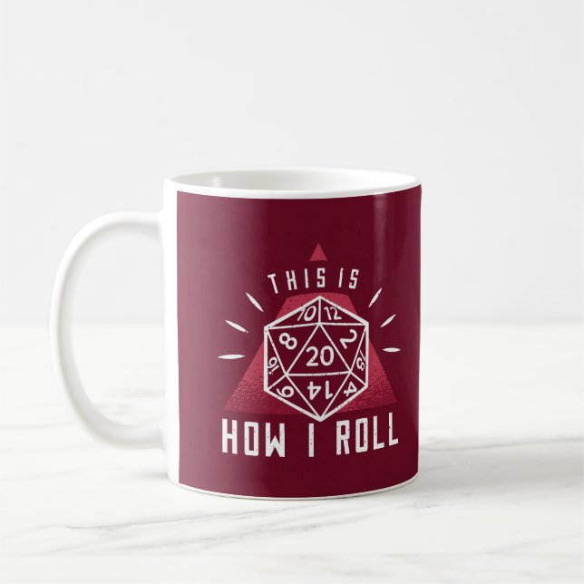 Taza De Café Así es como hago juego de rol (Izquierda)