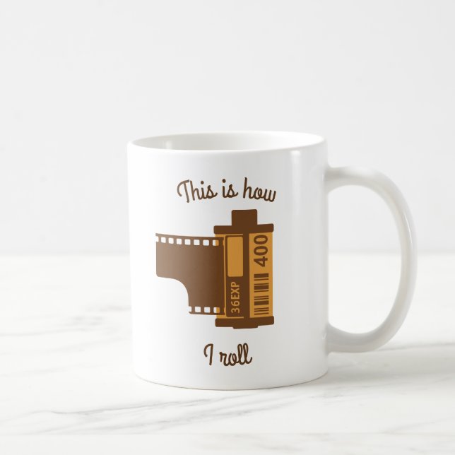 Taza De Café Así es como rollo la película Mug (Derecha)