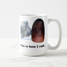 Así es como rollo - Mug de huellas digitales