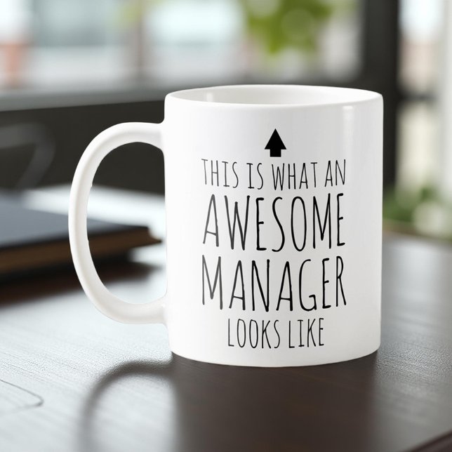Taza De Café Así es como se ve un gerente increíble (Subido por el creador)