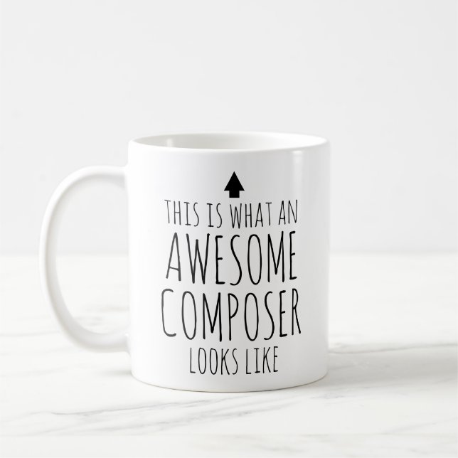 Taza De Café Así es como se ve un ingenioso compositor Personal (Izquierda)