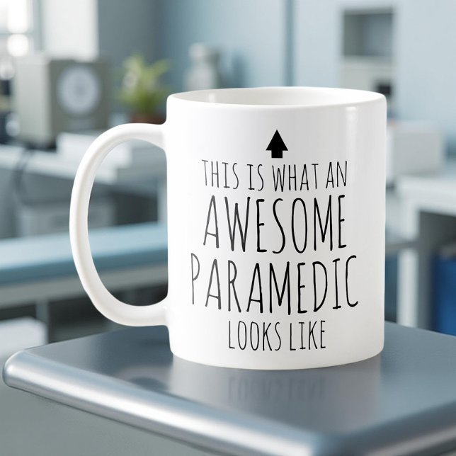 Taza De Café Así es como se ve un maravilloso paramédico (Subido por el creador)
