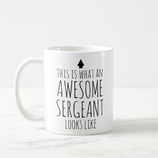 Taza De Café Así es como se ve un terrible sargento (Izquierda)