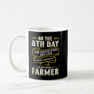 Taza De Café Así que Dios hizo una agricultura agrícola para ag