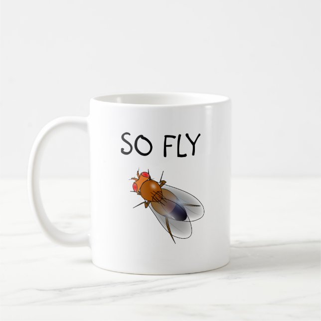Taza De Café Así que volar Drosophila mug (Izquierda)