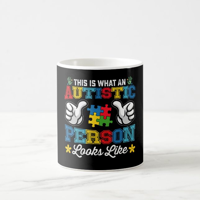 Taza De Café Así Se Ve Un Autismo (Centro)