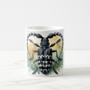 Taza De Café Asian longhorned beetle 260924IREF203 - Watercolor