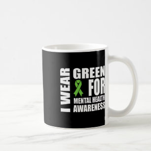 Taza De Café Asistencia para la cinta verde de sensibilización
