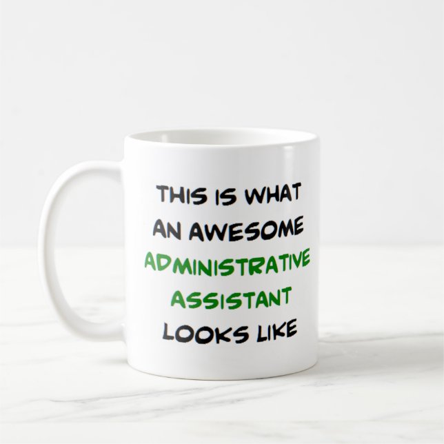 Taza De Café asistente administrativo, impresionante (Izquierda)