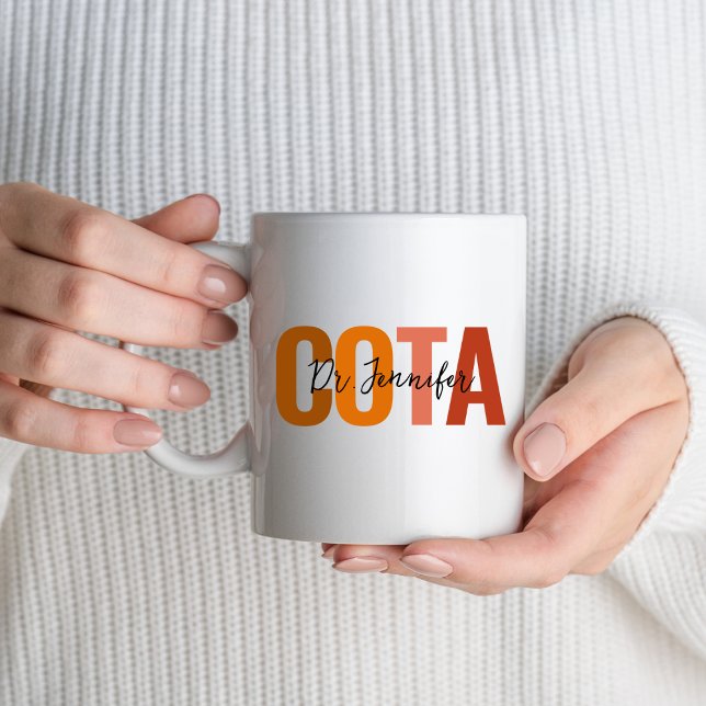 Taza De Café Asistente certificado de terapia ocupacional COTA (Subido por el creador)