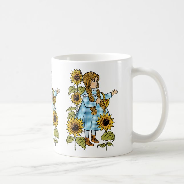Taza De Café Asistente de cosecha de Oz Fairy Tale Dorothy Sunf (Derecha)