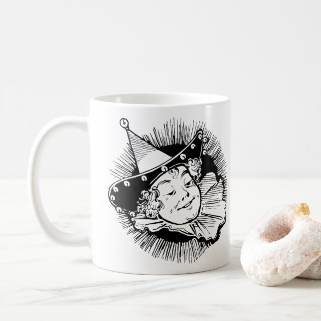 Taza De Café Asistente de cosecha de oz, retrato de mujer Munch (Con donut)
