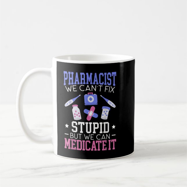 Taza De Café Asistente de farmacia para medicamentos con receta (Izquierda)