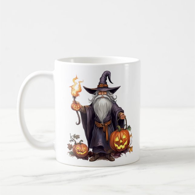 Taza De Café Asistente de Halloween (Izquierda)