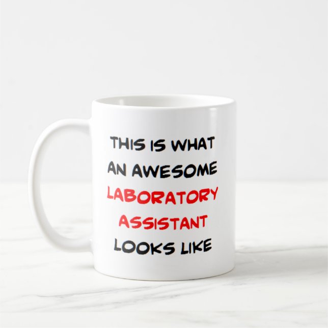 Taza De Café asistente de laboratorio, impresionante (Izquierda)
