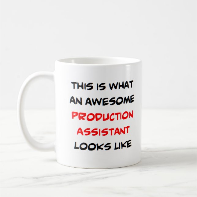 Taza De Café asistente de producción, impresionante (Izquierda)