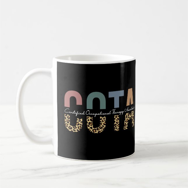 Taza De Café Asistente de Terapia Ocupacional Certificado por l (Izquierda)