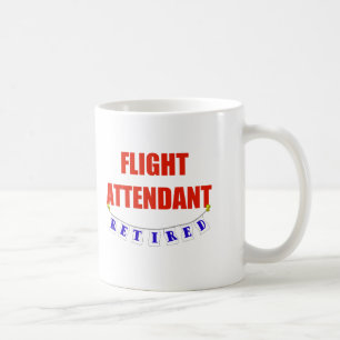TAZA DE CAFÉ ASISTENTE DE VUELO JUBILADO