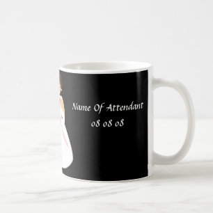 Taza De Café "Asistente del partido nupcial III" - Personalizab