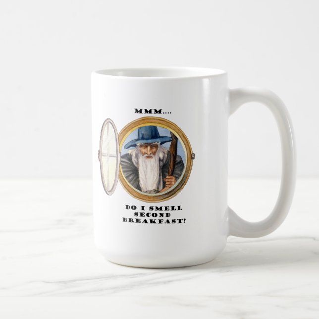 Taza De Café Asistente Gracioso Segundo Desayuno Mug (Derecha)