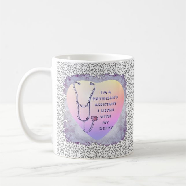 Taza De Café Asistente Médico Corazón (Izquierda)