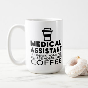 Taza De Café Asistente Médico Divertido Amante del Café Cafeína