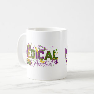 Taza De Café Asistente Médico - Mardi Gras