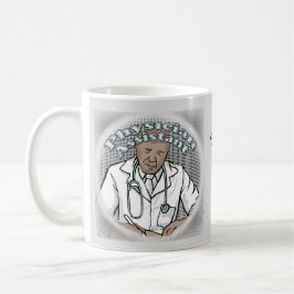Taza De Café Asistente médico masculino negro