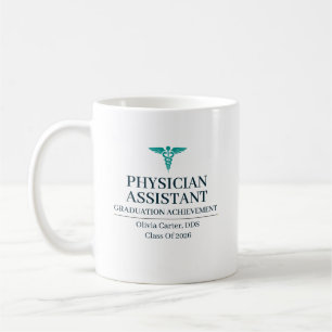 Taza De Café Asistente Médico Nombre Personalizado Desde Año