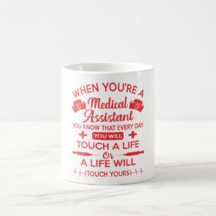 Taza De Café Asistente médico Touch Life