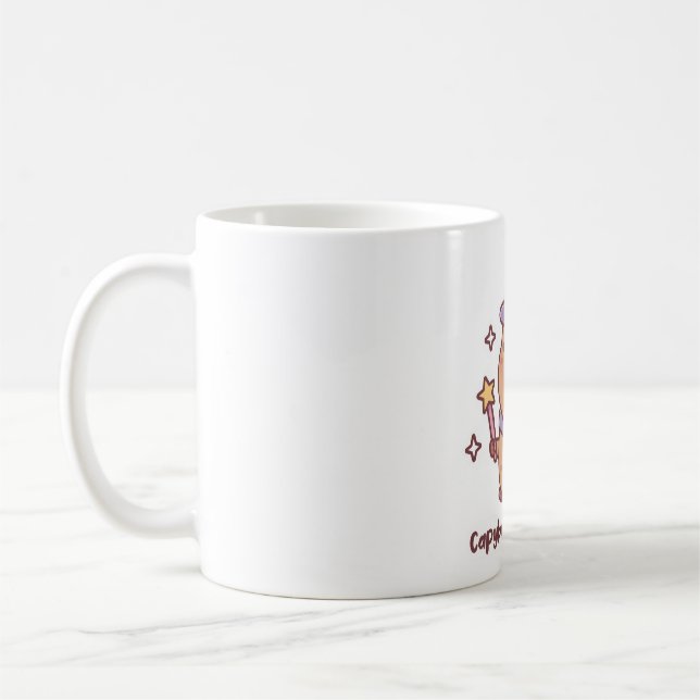 Taza De Café Asistente para el capibara Capybaracadabra Funny P (Izquierda)