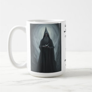 Taza De Café Asistente para el gris de sabios antiguos manipula