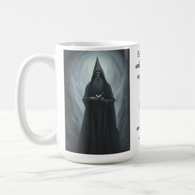 Taza De Café Asistente para el gris de sabios antiguos manipula (Izquierda)