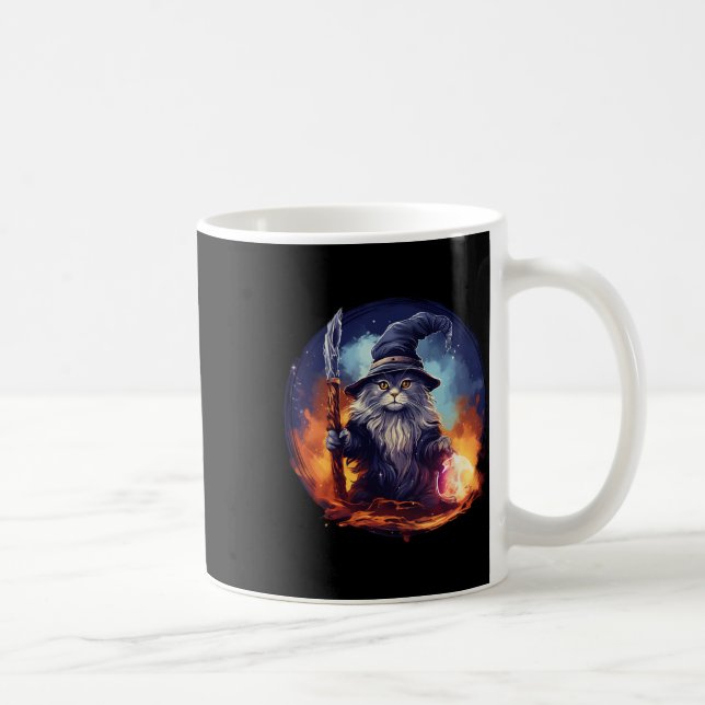 Taza De Café Asistente para encantar a hechiceros de felina mág (Derecha)