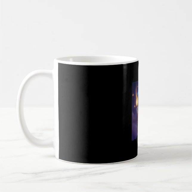 Taza De Café Asistente para gatos mágicos de corte Asistente pa (Izquierda)