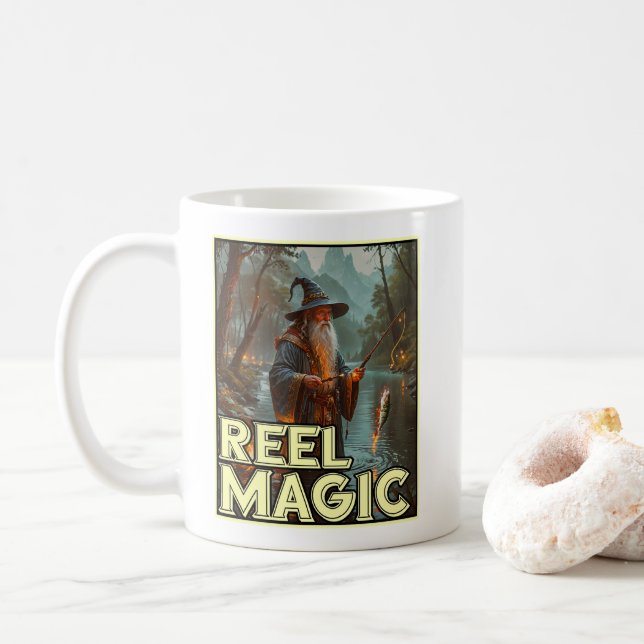 Taza De Café Asistente para pesca inteligente (Con donut)