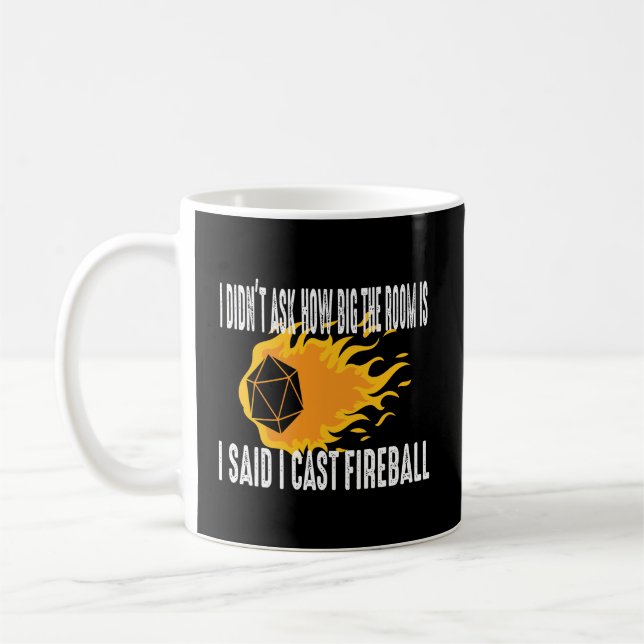 Taza De Café Asistente para repartir bola de fuego hechicero Dm (Izquierda)