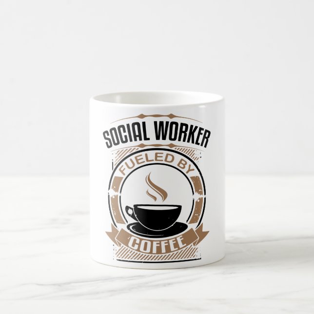 Taza De Café Asistente social aprovisionado de combustible por (Centro)