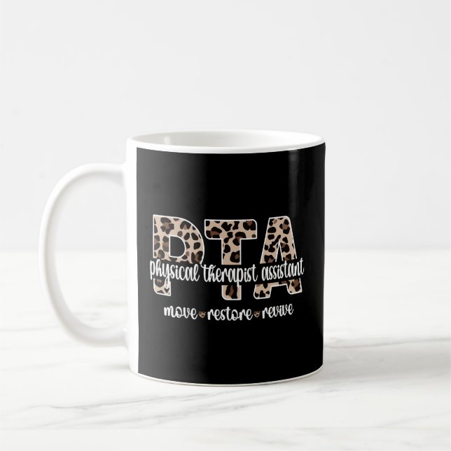 Taza De Café Asistente Terapéutico Físico Pta Terapia Física (Izquierda)