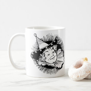 Taza De Café Asistente Vintage de Oz, Retrato de Munchkin Mujer